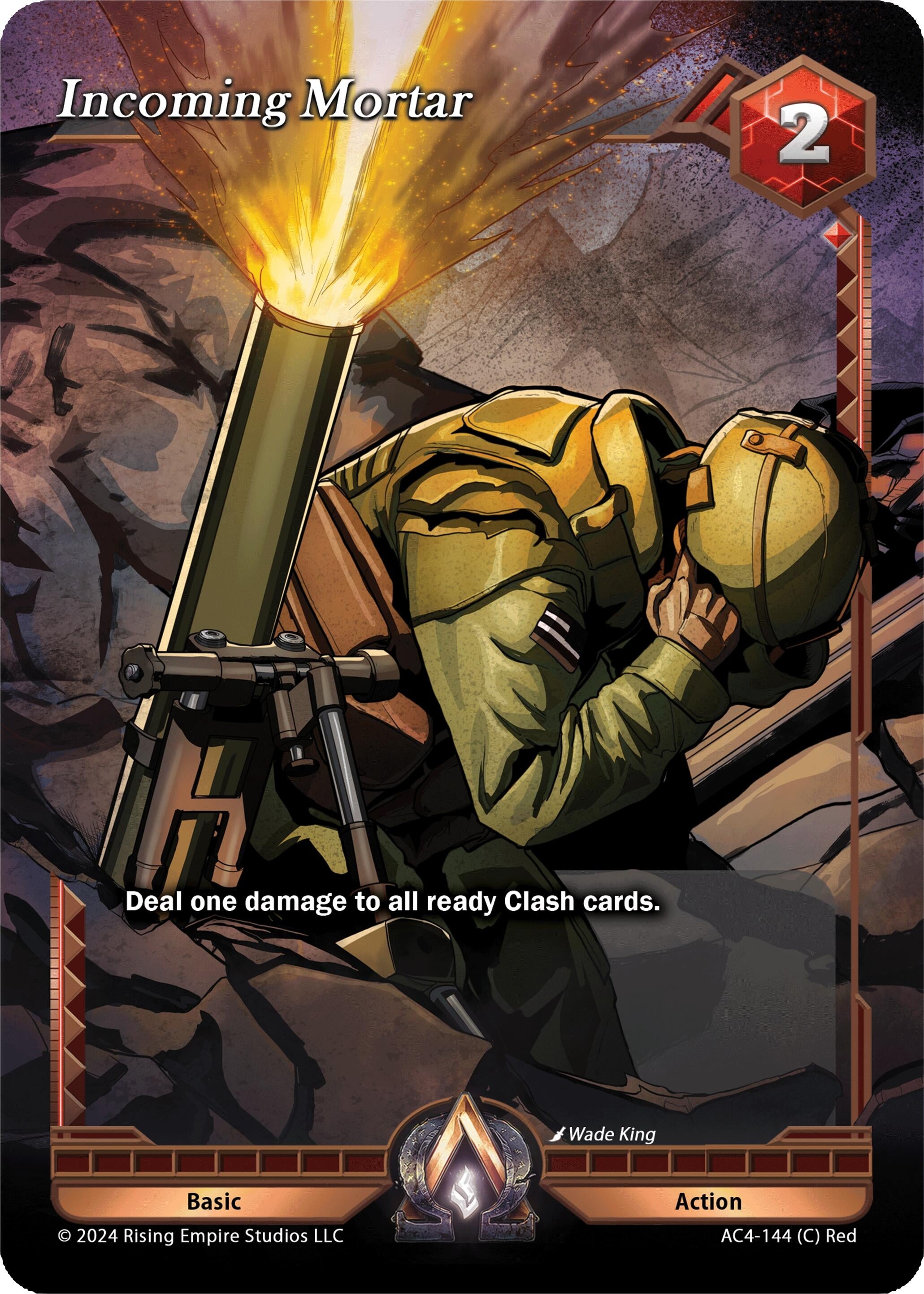 Image for Incoming Mortar (Genesis Returns) (AC4-144) - Alpha Clash