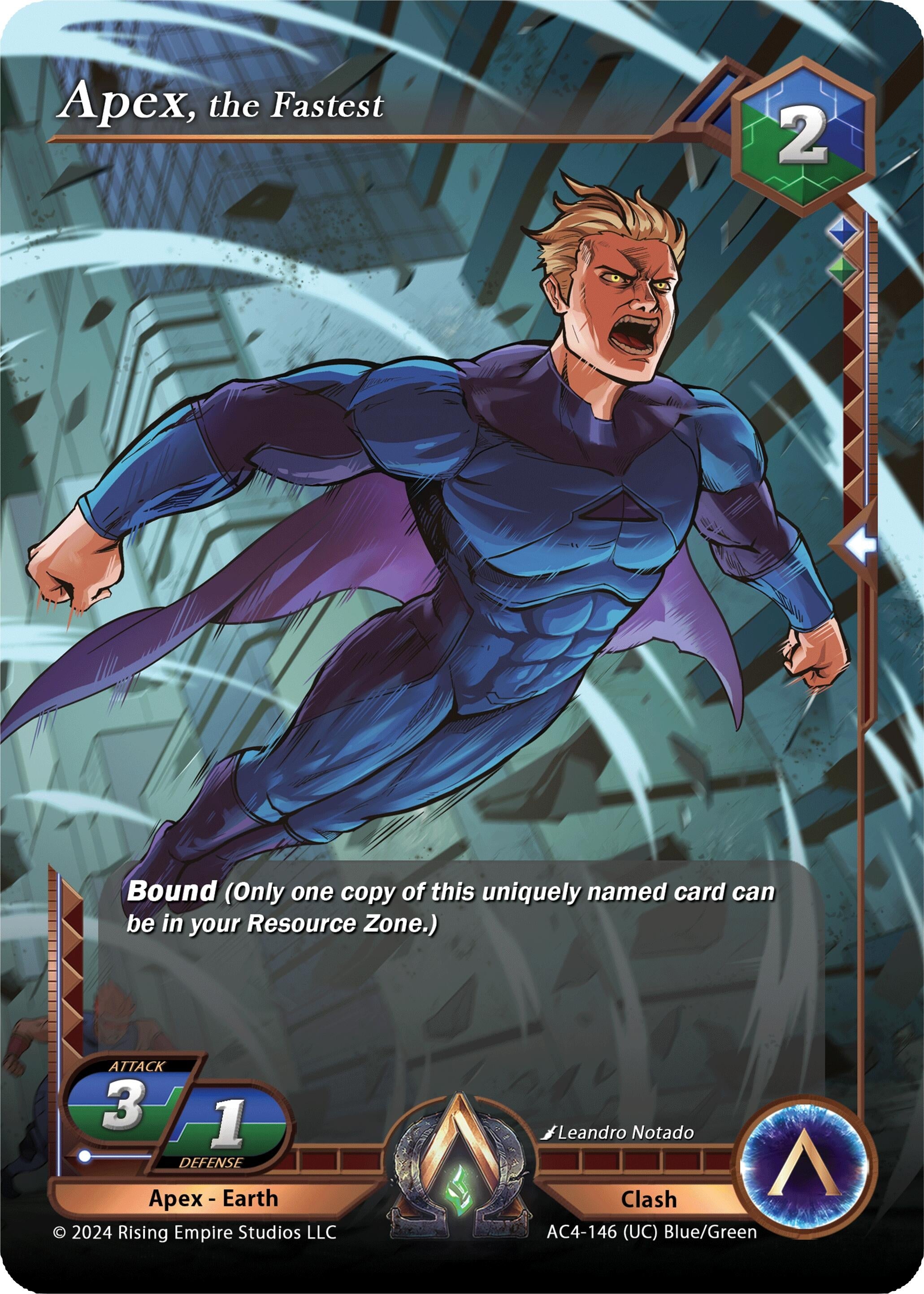 Image for Apex, the Fastest (Genesis Returns) (AC4-146) - Alpha Clash