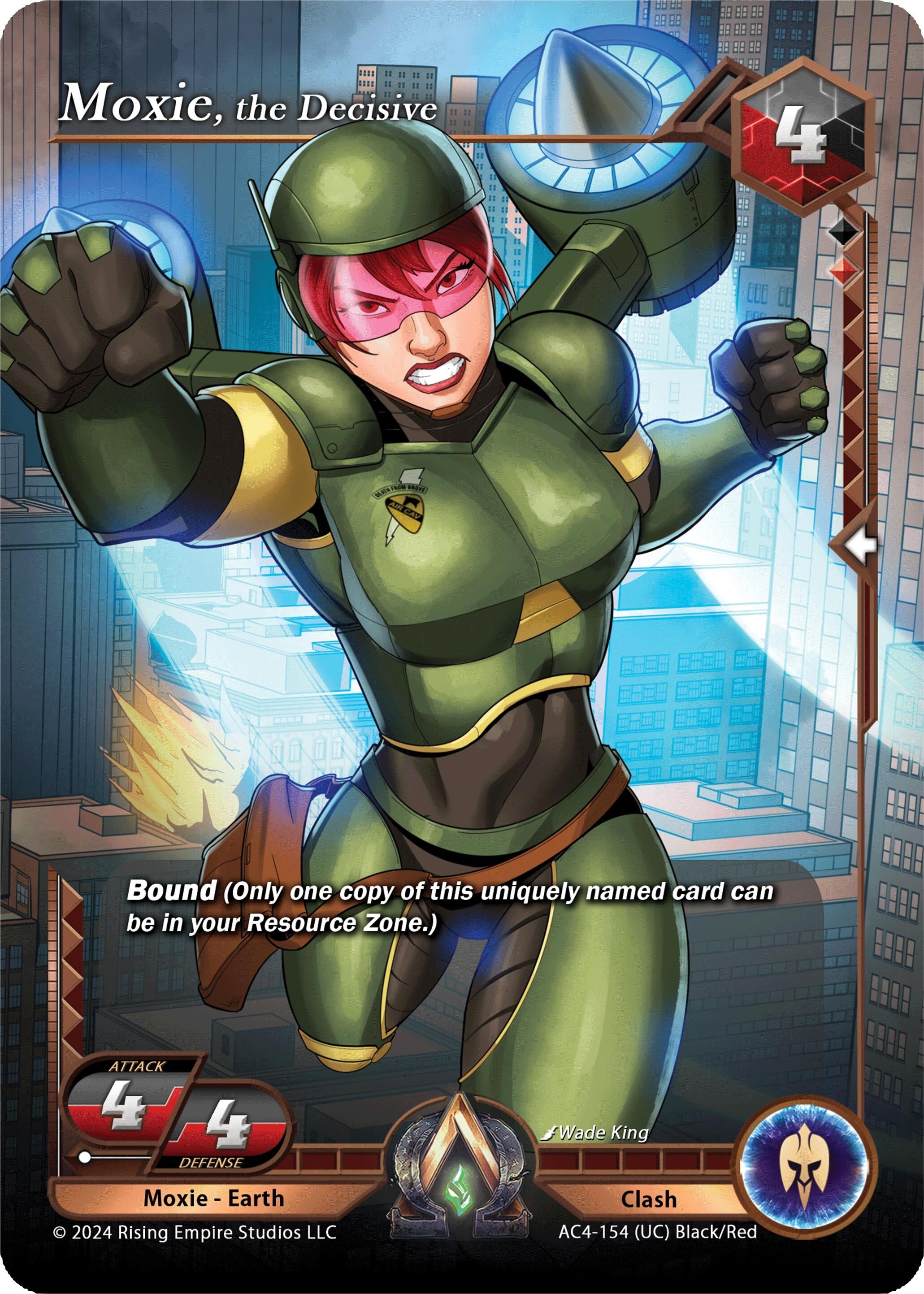 Image for Moxie, the Decisive (Genesis Returns) (AC4-154) - Alpha Clash
