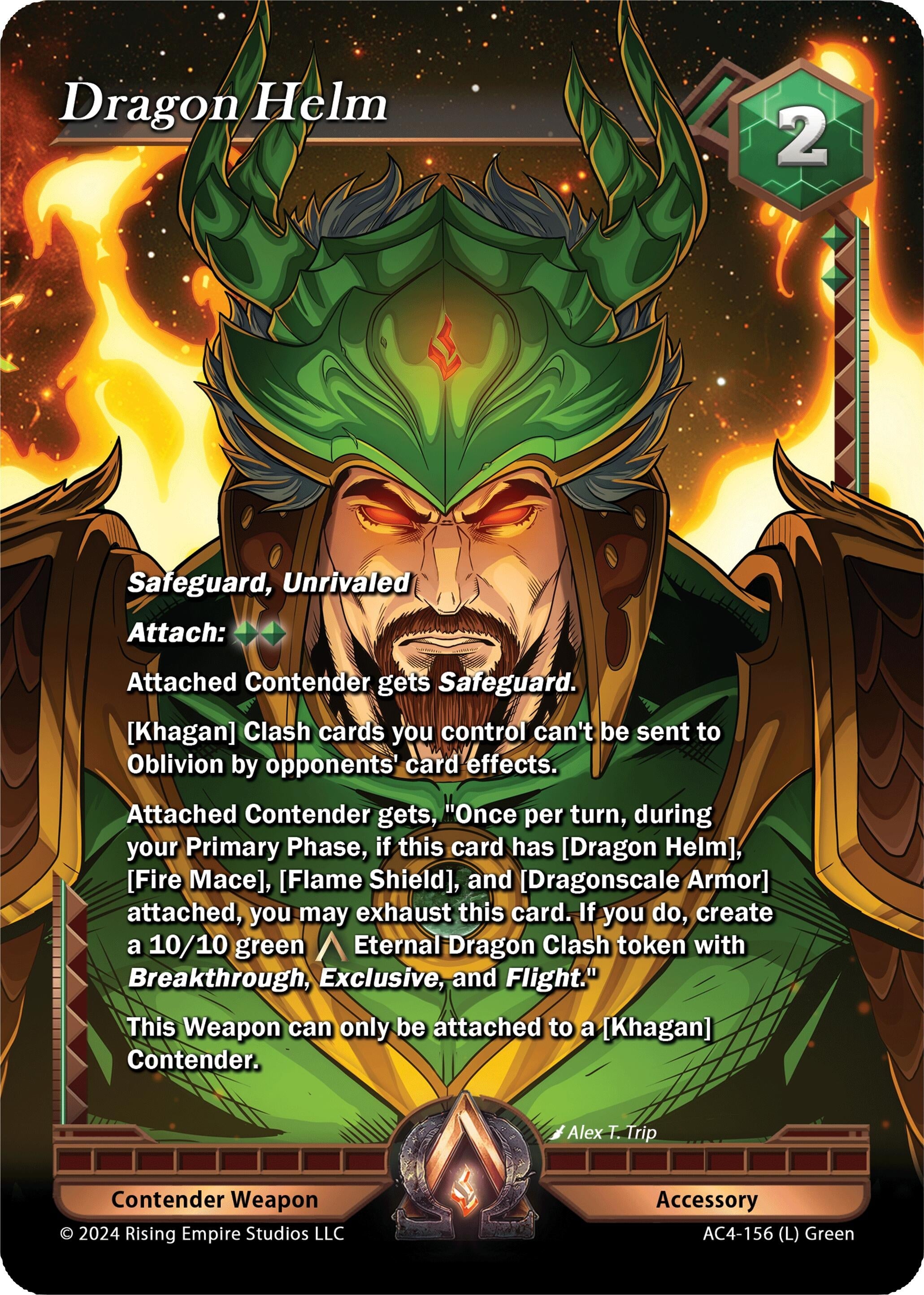 Image for Dragon Helm (Genesis Returns) (AC4-156) - Alpha Clash