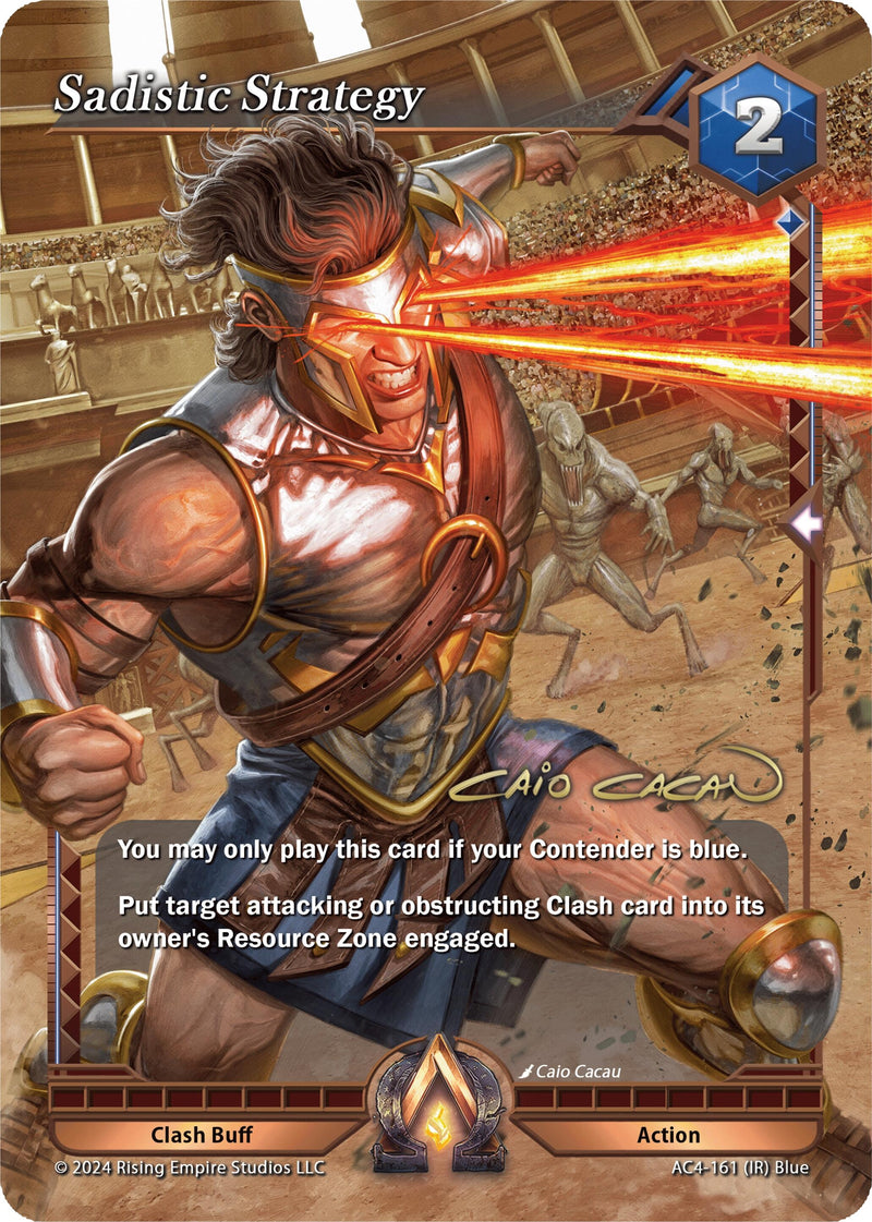Image for Sadistic Strategy (Iconic Rare) (Genesis Returns) (AC4-161) - Alpha Clash