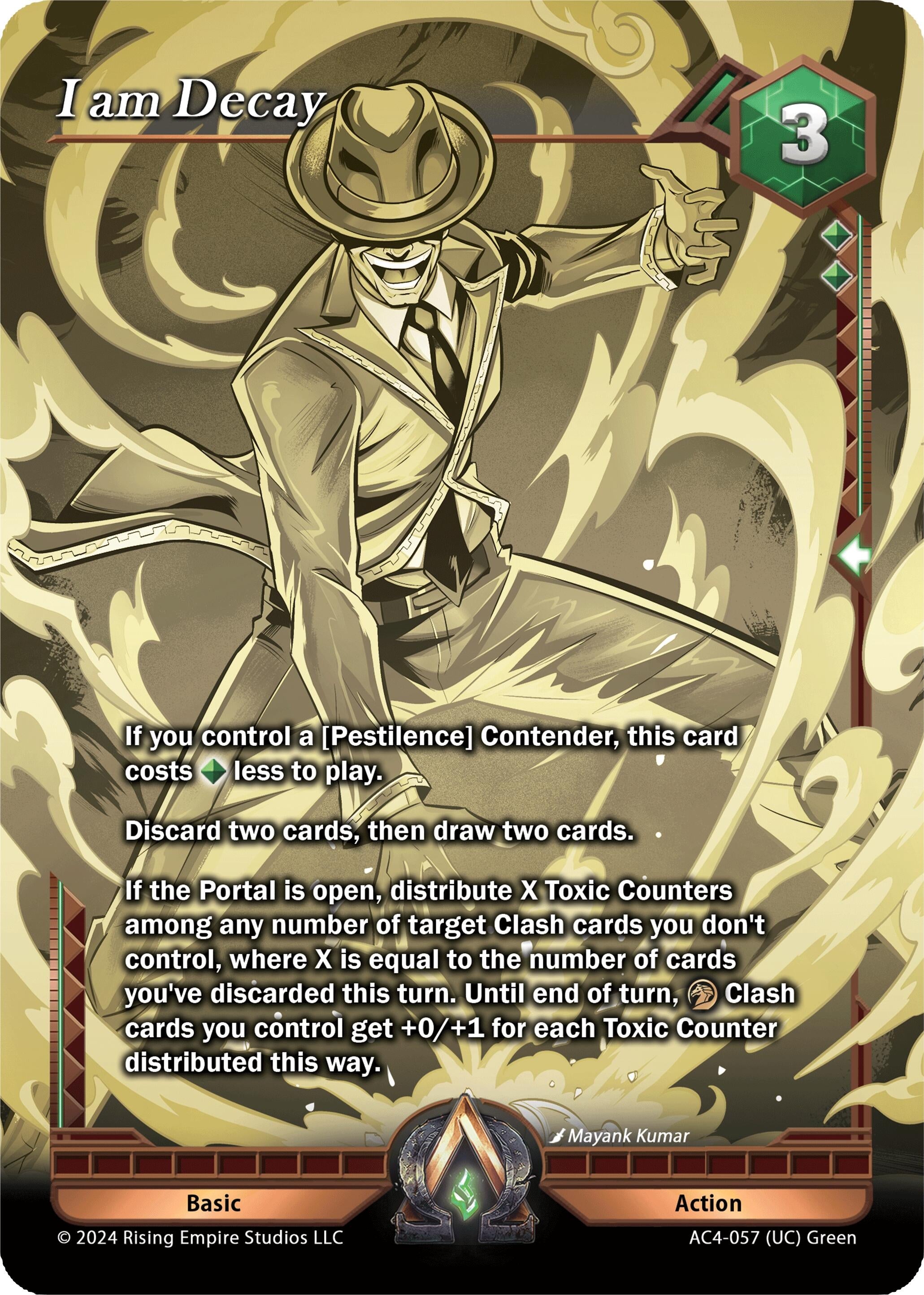 Image for I am Decay (Gold) (Genesis Returns) (AC4-057) - Alpha Clash