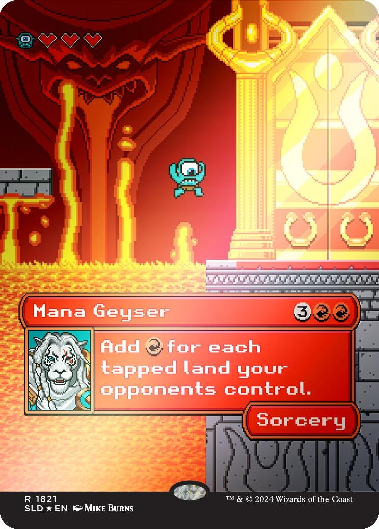 Image for Mana Geyser (Rainbow Foil) (Secret Lair Drop Series) (1821) - Magic: The Gathering