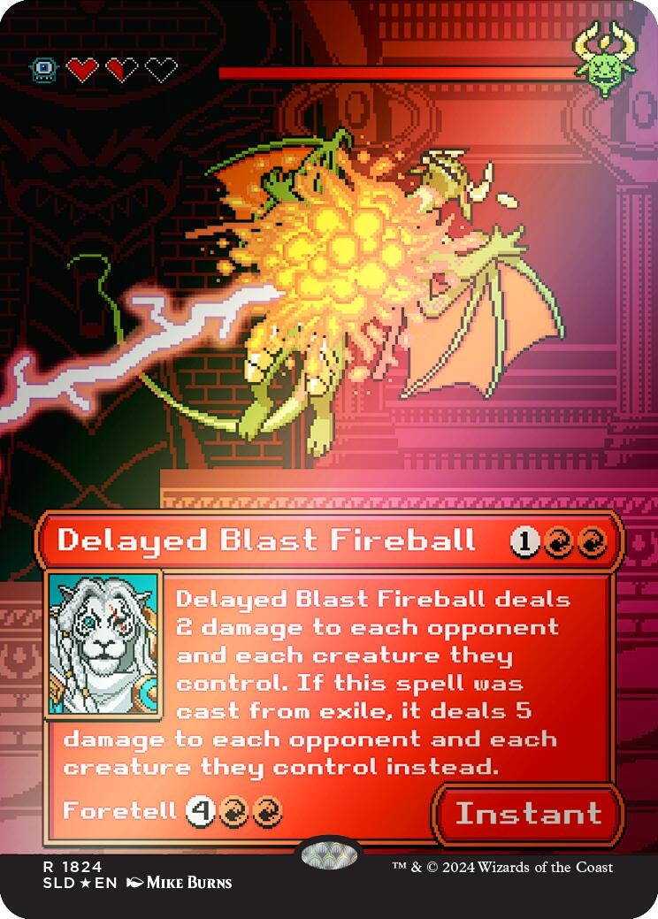Image for Delayed Blast Fireball (Rainbow Foil) (Secret Lair Drop Series) (1824) - Magic: The Gathering