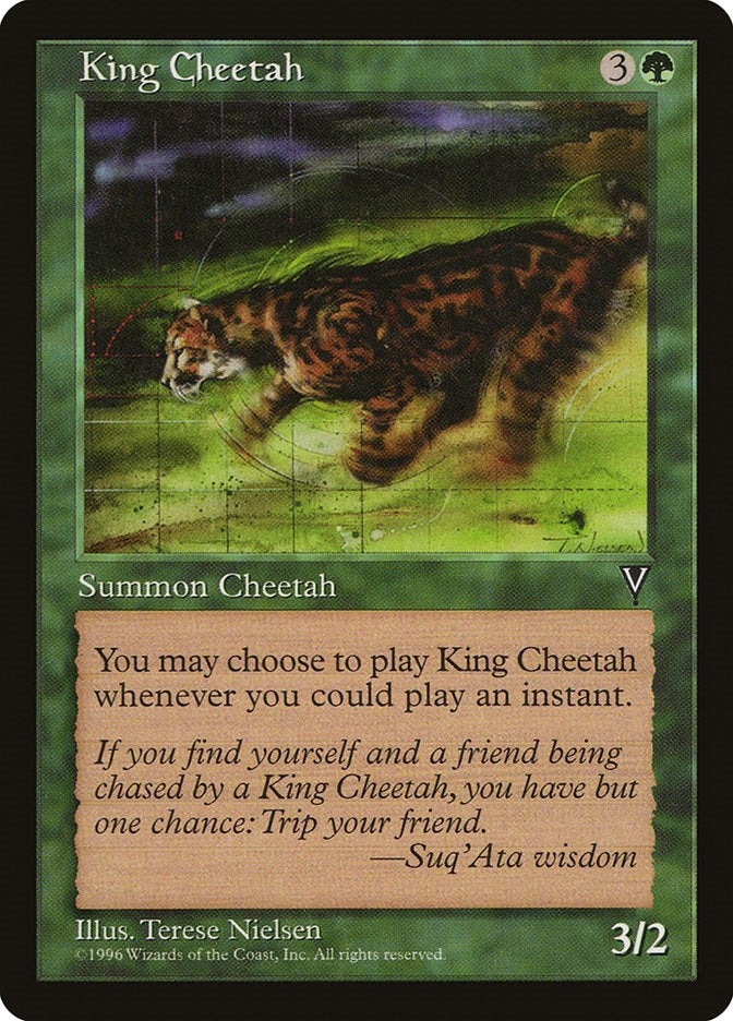 Image for King Cheetah (Visions) - Magic: The Gathering