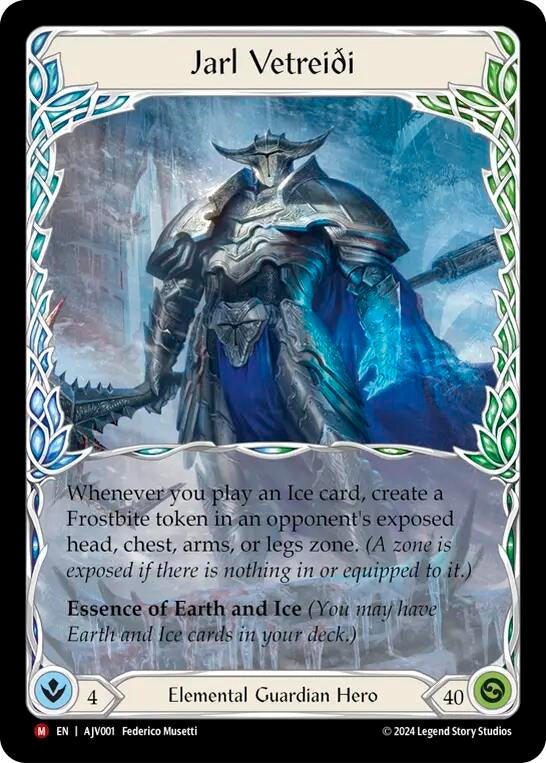 Image for Jarl Vetreidi (Armory Deck: Jarl Vetreidi) (AJV001) - Flesh and Blood TCG
