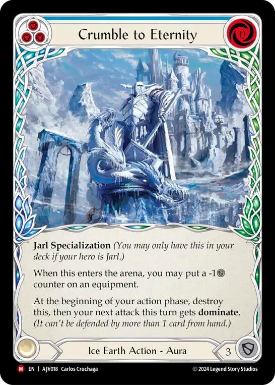 Image for Crumble to Eternity (Armory Deck: Jarl Vetreidi) (AJV018) - Flesh and Blood TCG