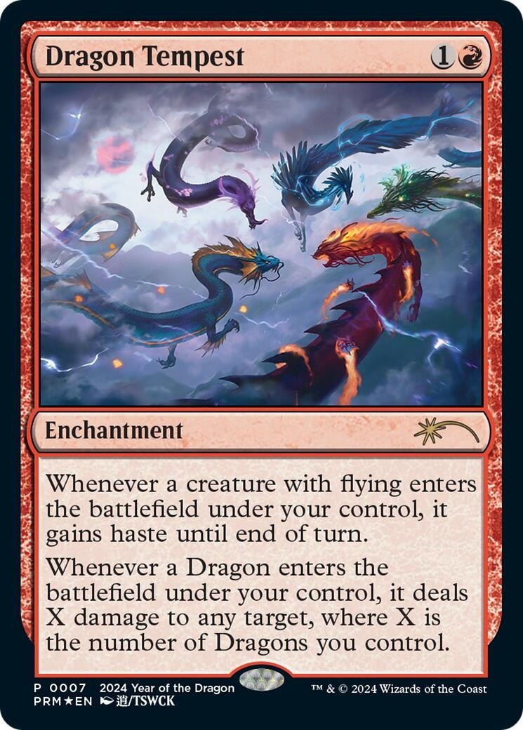 Image for Dragon Tempest (Year of the Dragon 2024) (Standard Showdown Promos) (7) - Magic: The Gathering