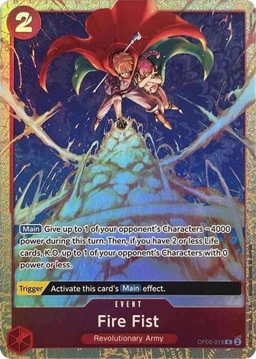 Image for Fire Fist (Premium Card Collection -Best Selection Vol. 2-) (One Piece Promotion Cards) (OP05-019) - One Piece Card Game