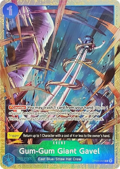 Image for Gum-Gum Giant Gavel (Premium Card Collection -Best Selection Vol. 2-) (One Piece Promotion Cards) (OP03-055) - One Piece Card Game