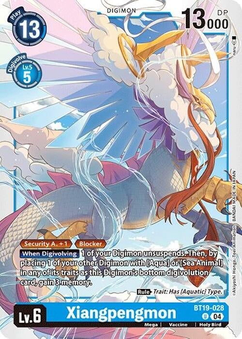 Image for Xiangpengmon (BT18-19) (BT19-028 U) - Digimon Card Game