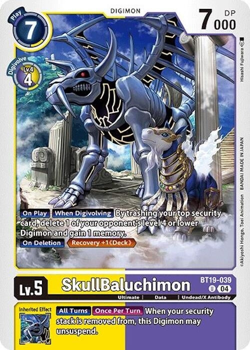 Image for SkullBaluchimon (BT18-19) (BT19-039 U) - Digimon Card Game