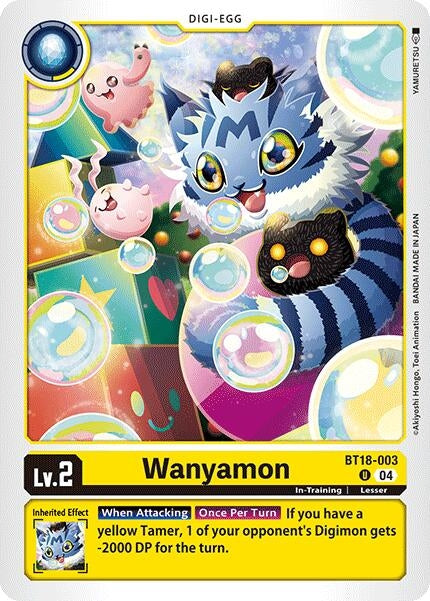 Image for Wanyamon (BT18-19) (BT18-003 U) - Digimon Card Game