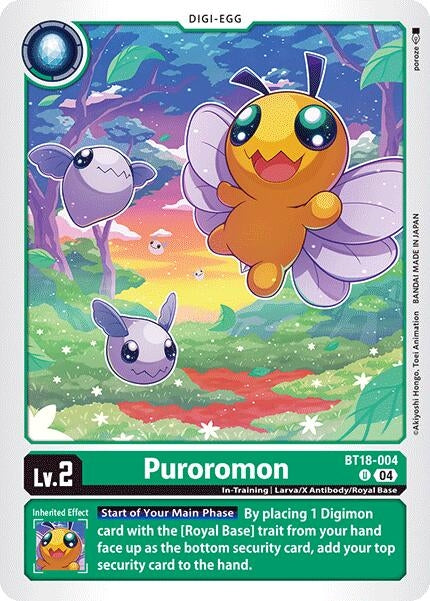 Image for Puroromon (BT18-19) (BT18-004 U) - Digimon Card Game