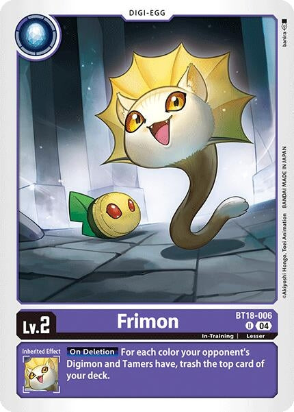 Image for Frimon (BT18-19) (BT18-006 U) - Digimon Card Game