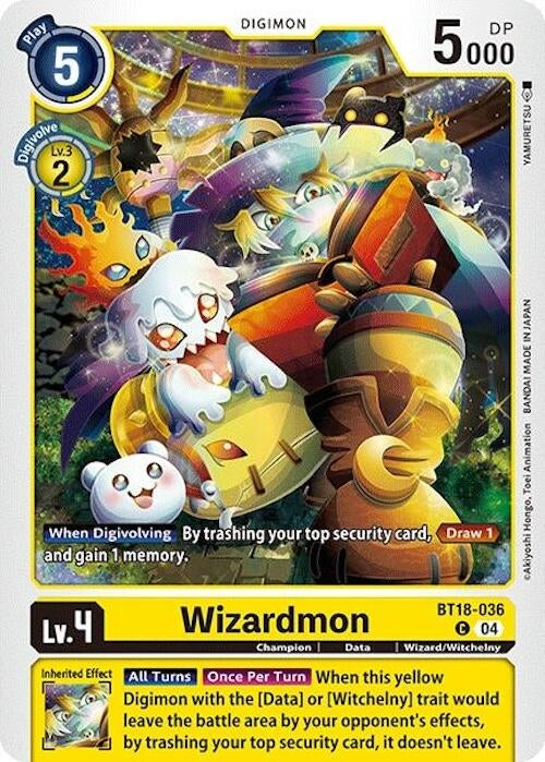 Image for Wizardmon (BT18-19) (BT18-036 C) - Digimon Card Game