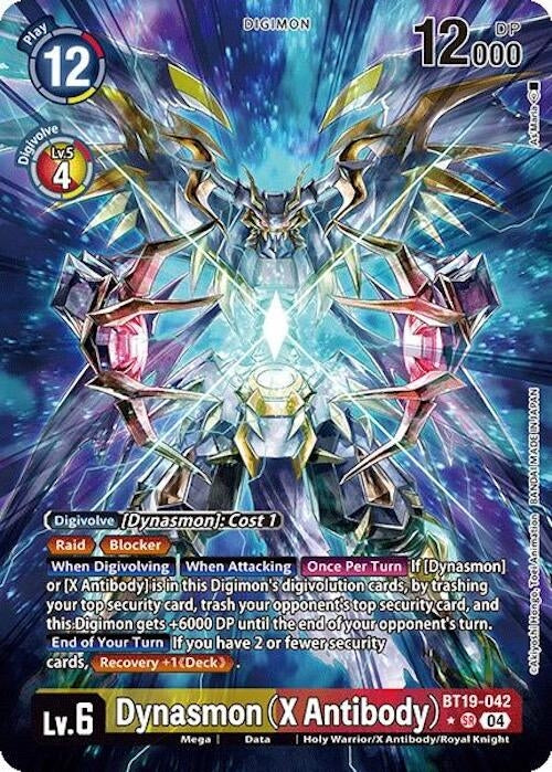 Image for Dynasmon (X Antibody) (Alternate Art) (BT18-19) (BT19-042 SR) - Digimon Card Game
