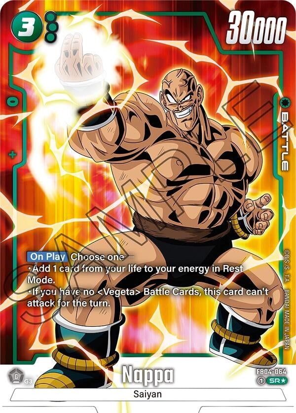 Image for Nappa - FB04-064 (Alternate Art) (Ultra Limit) (FB04-064) - Dragon Ball Super: Fusion World