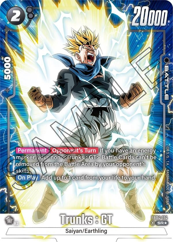 Image for Trunks : GT- FB04-114 (Alternate Art) (Ultra Limit) (FB04-114) - Dragon Ball Super: Fusion World