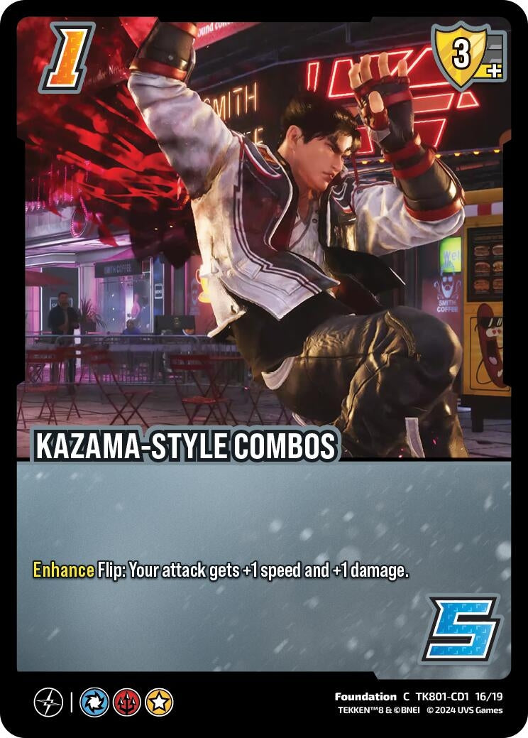 Image for Kazama-Style Combos (TEKKEN 8) (TK801-CD1 16/19) - UniVersus