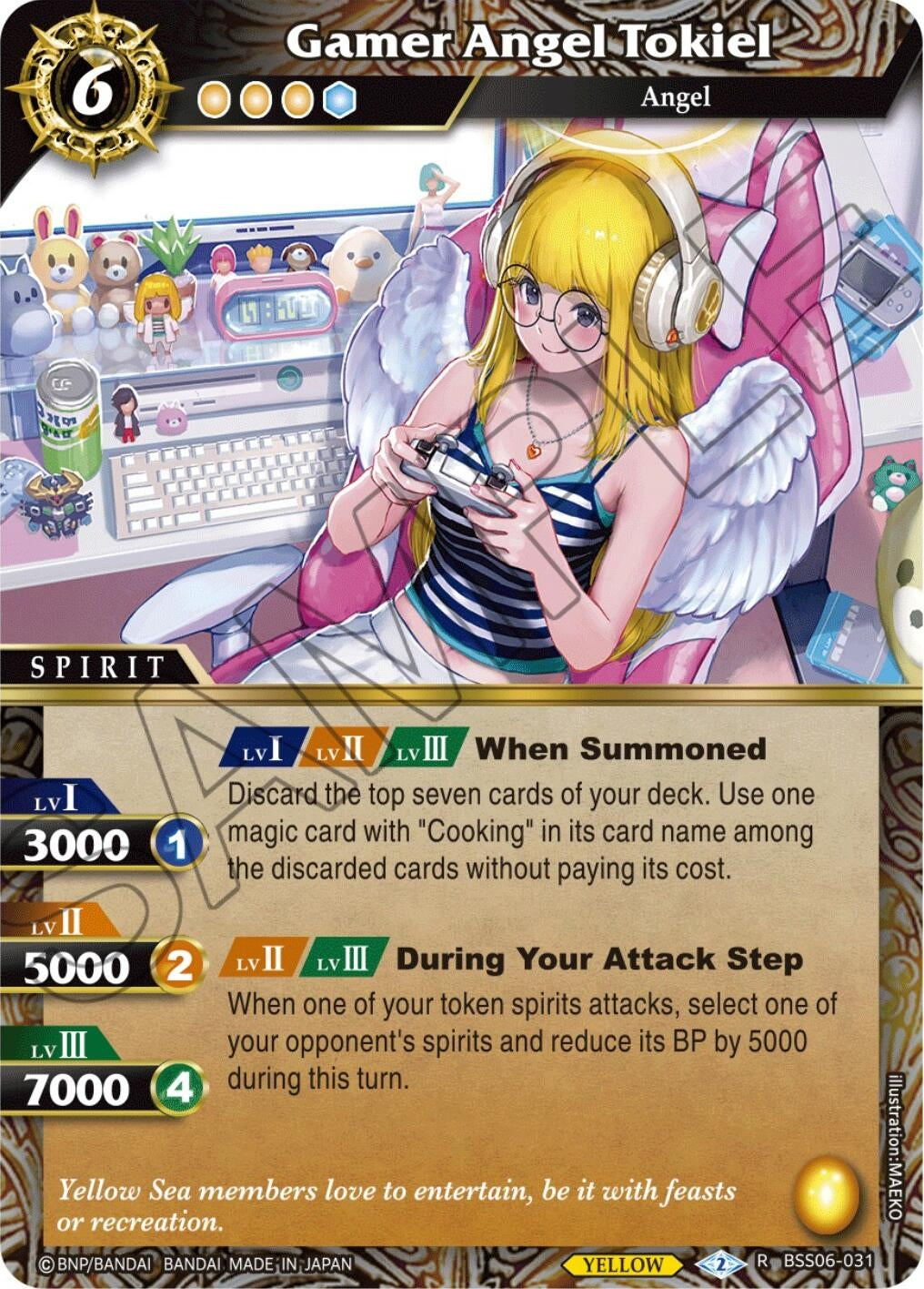 Image for Gamer Angel Tokiel (Generational Link) (BSS06-031) - Battle Spirits Saga