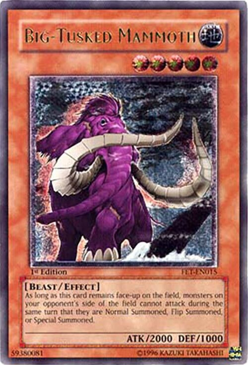 Image for Big-Tusked Mammoth (UTR) (Flaming Eternity) (FET-EN015) - YuGiOh