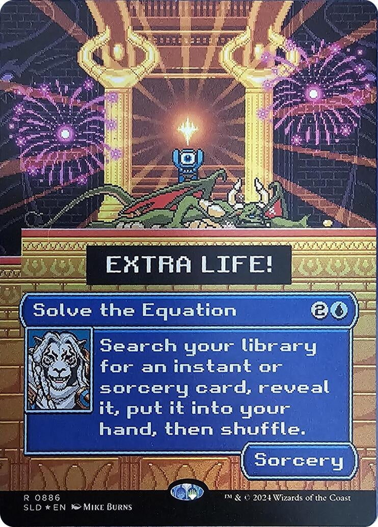 Image for Solve the Equation (0886) (Rainbow Foil) (Secret Lair Drop Series) (886) - Magic: The Gathering