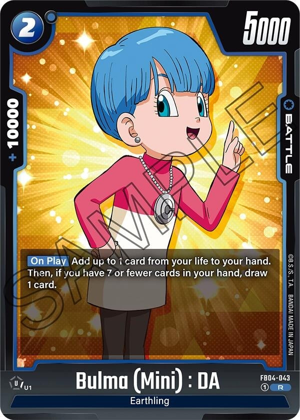 Image for Bulma (Mini) : DA (Ultra Limit) (FB04-043) - Dragon Ball Super: Fusion World