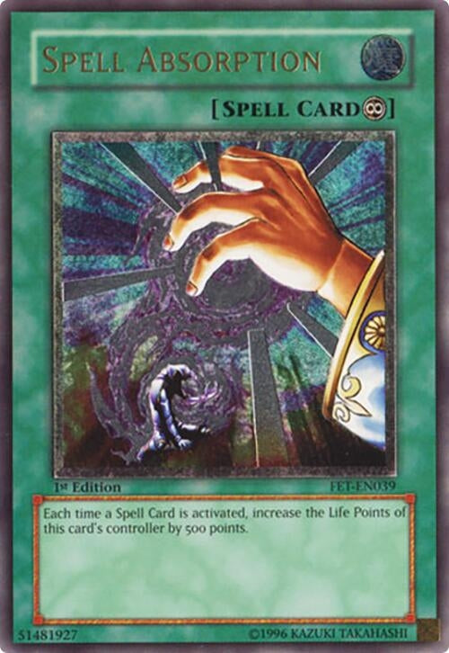 Image for Spell Absorption (UTR) (Flaming Eternity) (FET-EN039) - YuGiOh