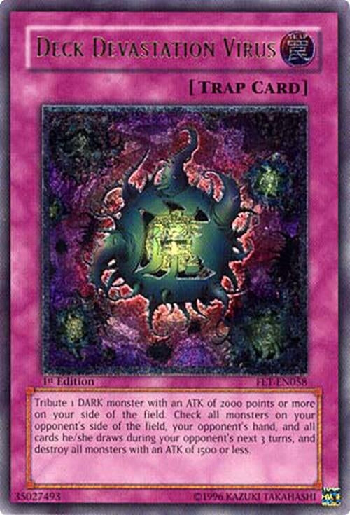 Image for Deck Devastation Virus (UTR) (Flaming Eternity) (FET-EN058) - YuGiOh