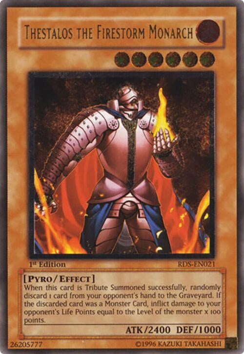 Image for Thestalos the Firestorm Monarch (UTR) (Rise of Destiny) (RDS-EN021) - YuGiOh