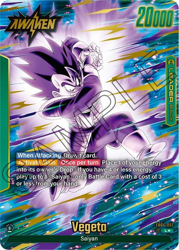 Image for Vegeta - FB04-051 (Alternate Art) (Ultra Limit) (FB04-051) - Dragon Ball Super: Fusion World