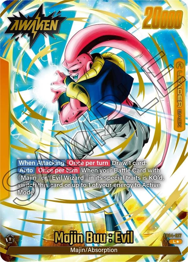 Image for Majin Buu : Evil - FB04-077 (Alternate Art) (Ultra Limit) (FB04-077) - Dragon Ball Super: Fusion World