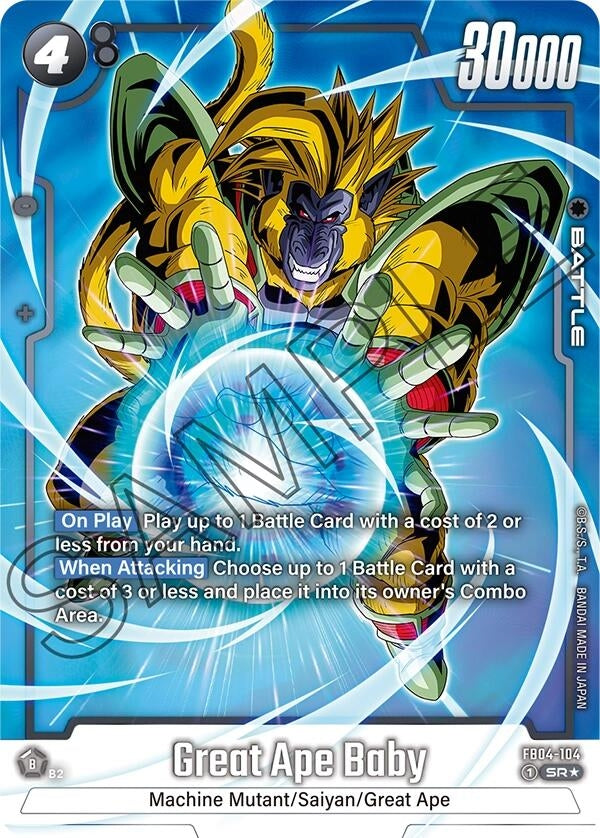 Image for Great Ape Baby (Alternate Art) (Ultra Limit) (FB04-104) - Dragon Ball Super: Fusion World