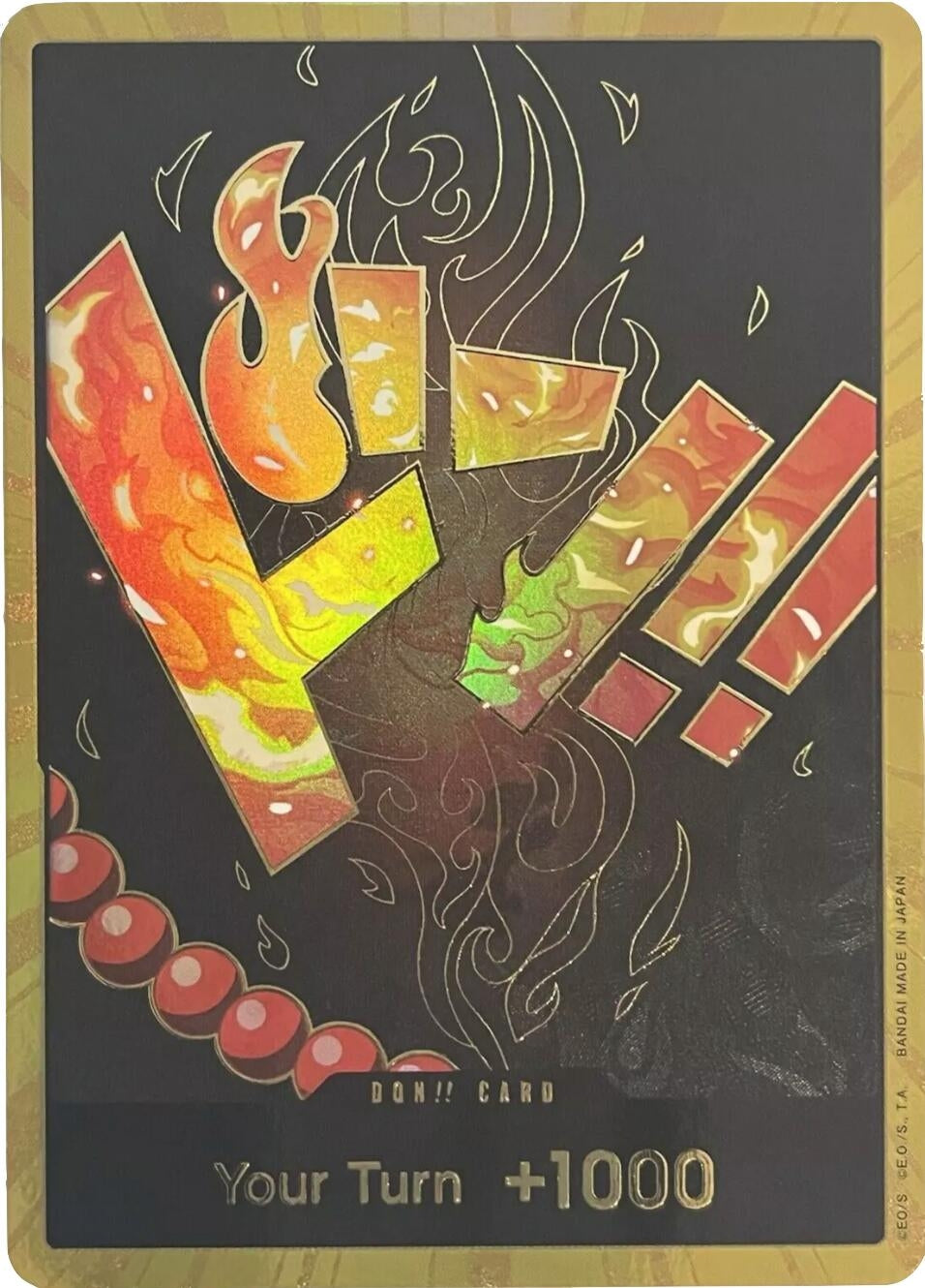 Image for DON!! Card (Ace) (Gold) (Premium Booster -The Best-) - One Piece Card Game
