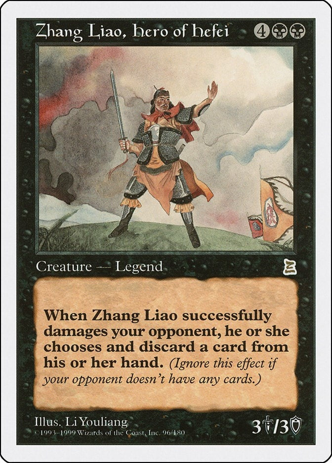 Image for Zhang Liao, Hero of Hefei (Portal Three Kingdoms) (96) - Magic: The Gathering