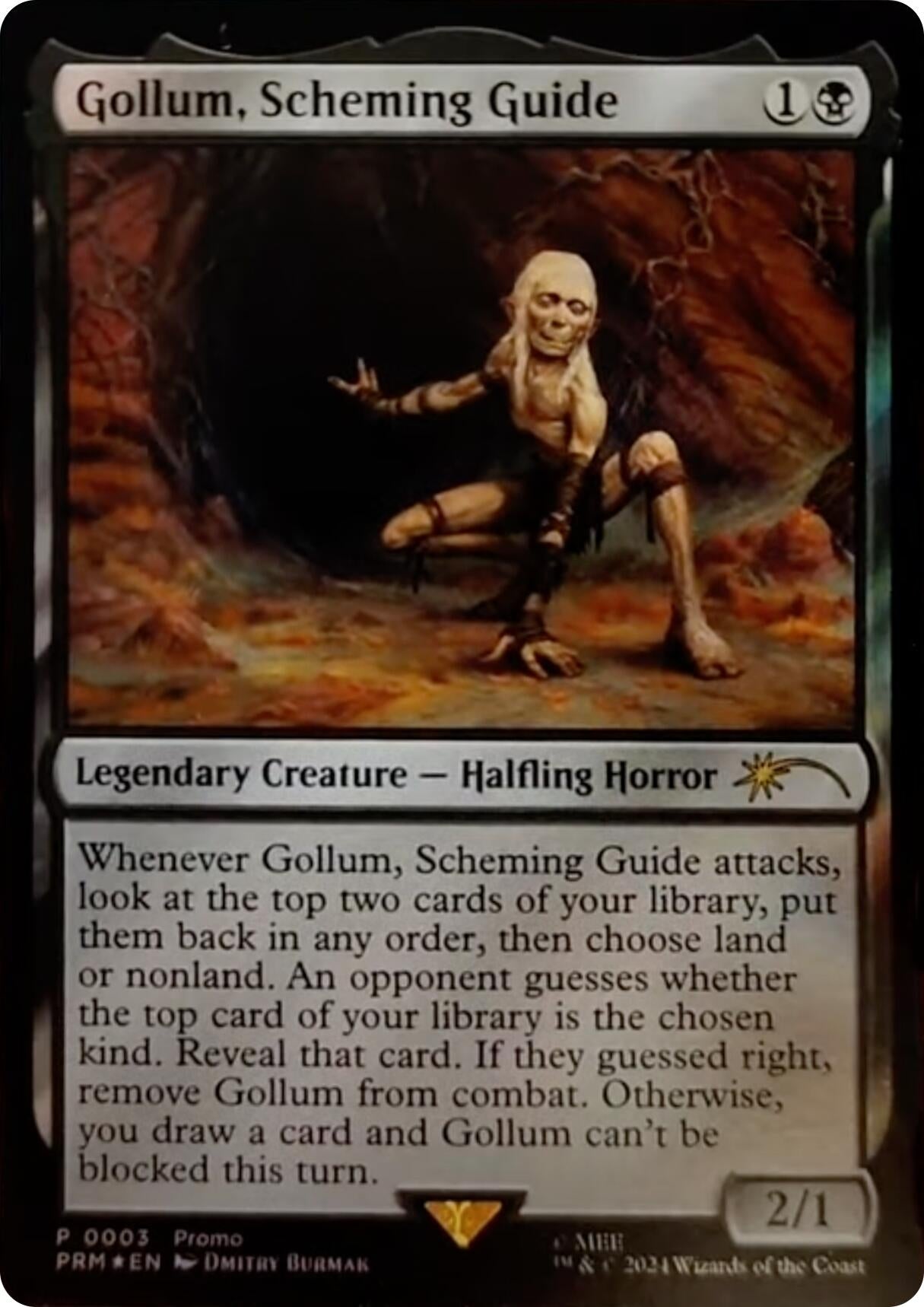 Image for Gollum, Scheming Guide (Unique and Miscellaneous Promos) (3) - Magic: The Gathering