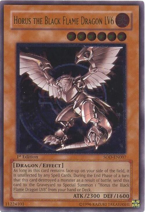 Image for Horus the Black Flame Dragon LV6 (UTR) (Soul of the Duelist) (SOD-EN007) - YuGiOh