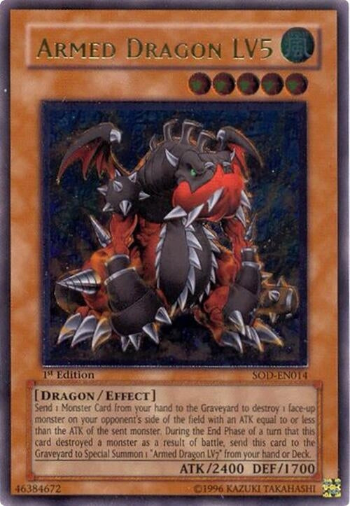 Image for Armed Dragon LV5 (UTR) (Soul of the Duelist) (SOD-EN014) - YuGiOh