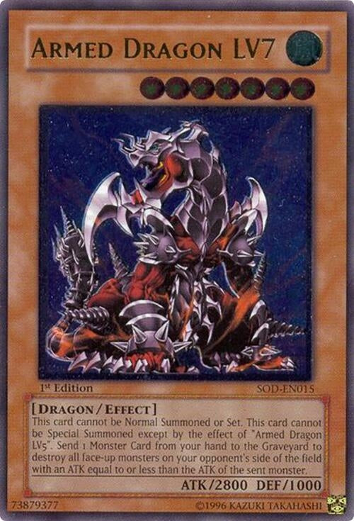Image for Armed Dragon LV7 (UTR) (Soul of the Duelist) (SOD-EN015) - YuGiOh