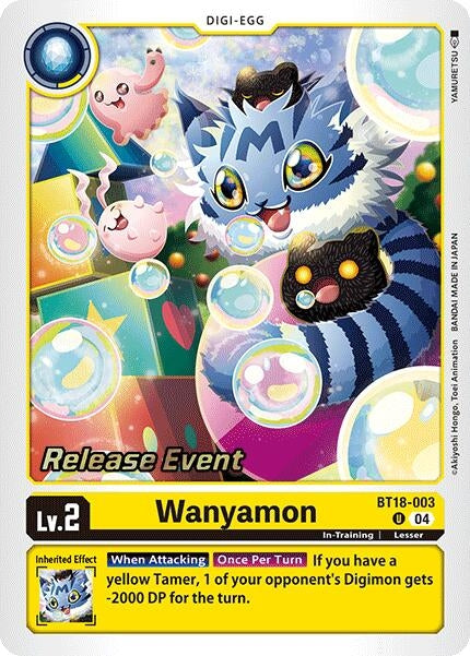 Image for Wanyamon (BT18-19_PR) (BT18-003 U) - Digimon Card Game