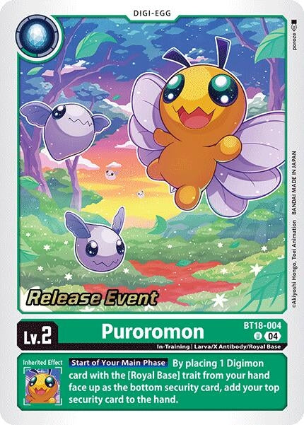 Image for Puroromon (BT18-19_PR) (BT18-004 U) - Digimon Card Game