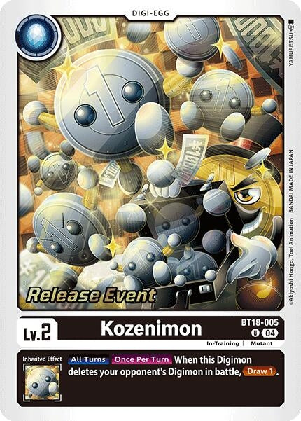 Image for Kozenimon (BT18-19_PR) (BT18-005 U) - Digimon Card Game