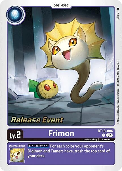 Image for Frimon (BT18-19_PR) (BT18-006 U) - Digimon Card Game
