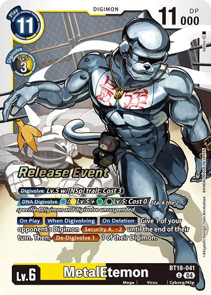 Image for MetalEtemon (BT18-19_PR) (BT18-041 U) - Digimon Card Game