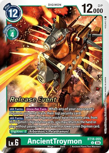 Image for AncientTroymon (BT18-19_PR) (BT18-055 U) - Digimon Card Game