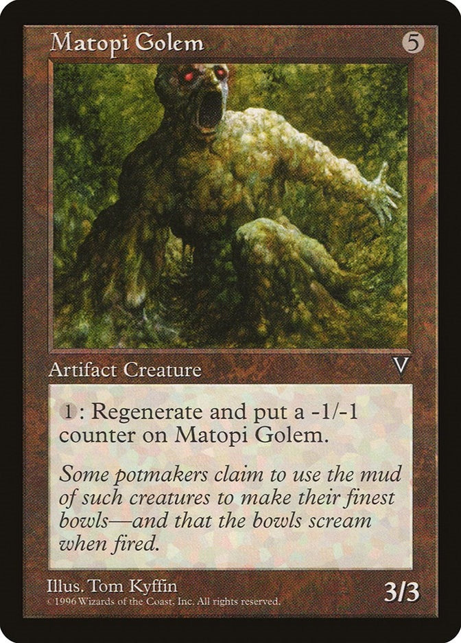 Image for Matopi Golem (Visions) - Magic: The Gathering