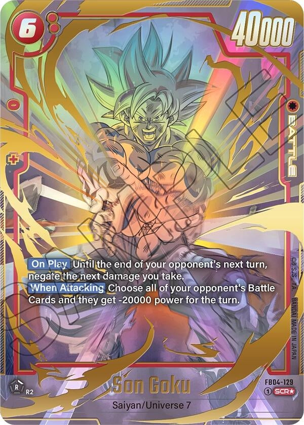 Image for Son Goku - FB04-129 (Alternate Art) (Ultra Limit) (FB04-129) - Dragon Ball Super: Fusion World
