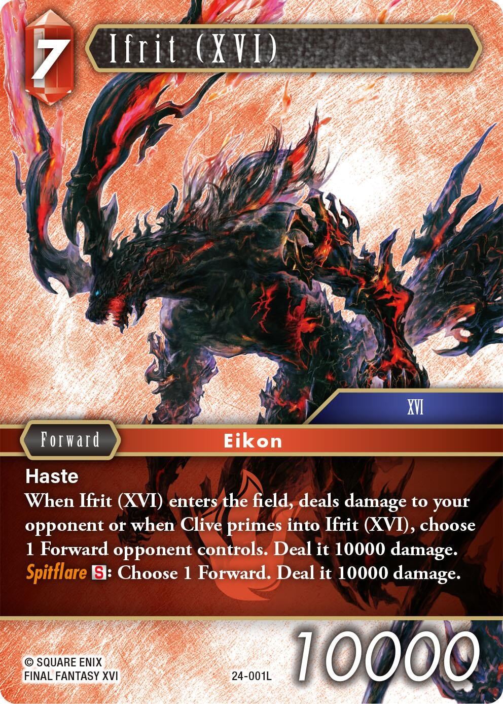 Image for Ifrit (XVI) (Hidden Legends) (24-001L) - Final Fantasy TCG