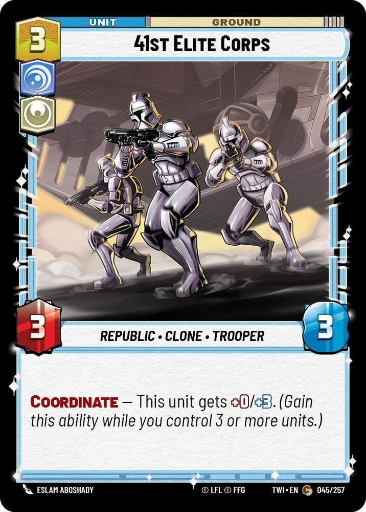 Image for 41st Elite Corps (Twilight of the Republic) (045/257) - Star Wars: Unlimited